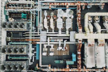 Industrial Manufacturing Plants aerial image